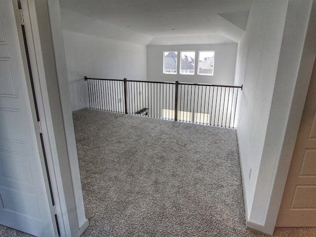 interior space featuring carpet flooring