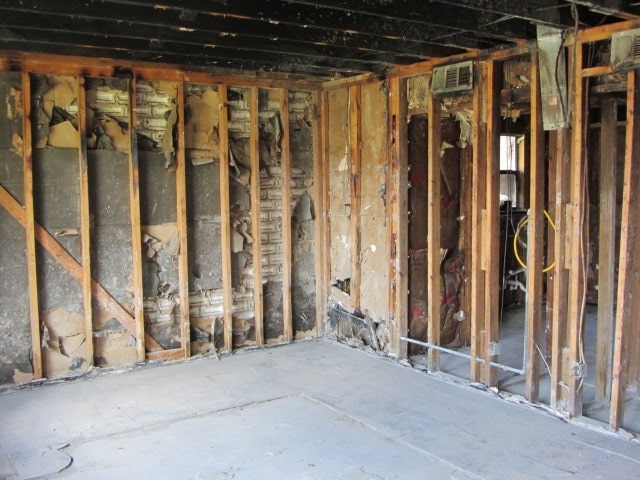 view of basement