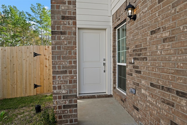 view of property entrance