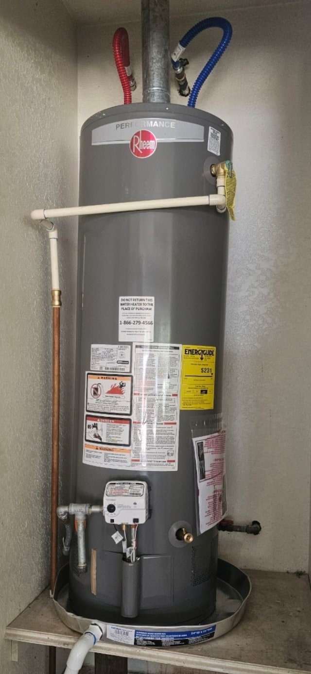 utilities featuring water heater