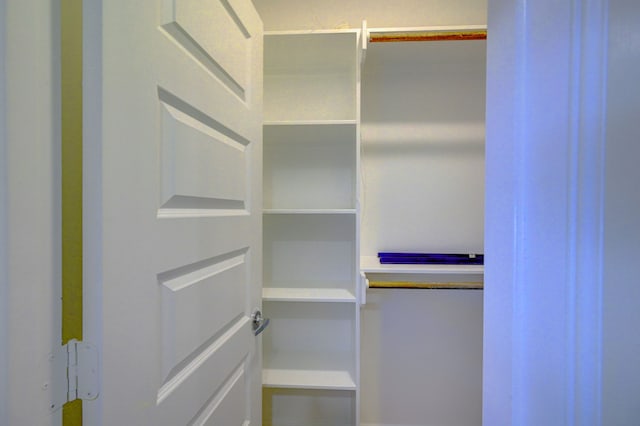 view of closet