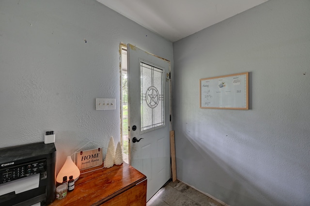 view of tiled entryway