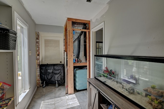 bathroom featuring tile patterned flooring