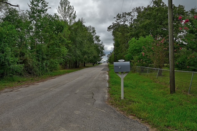 view of road