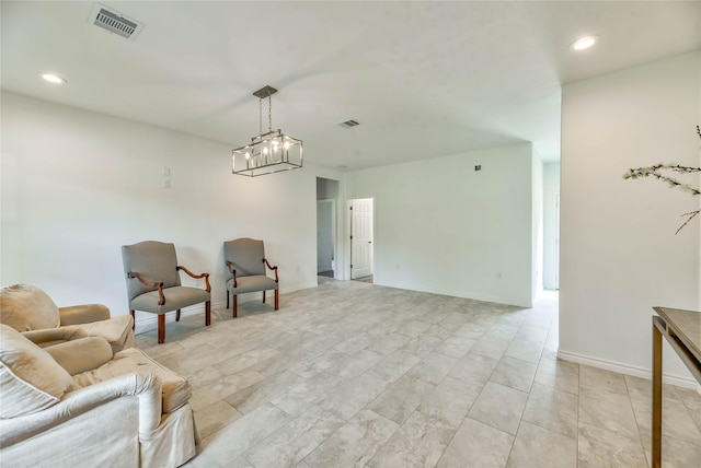 448 Brahman, Onalaska, TX 77360 - living room with recessed lighting and a chandelier