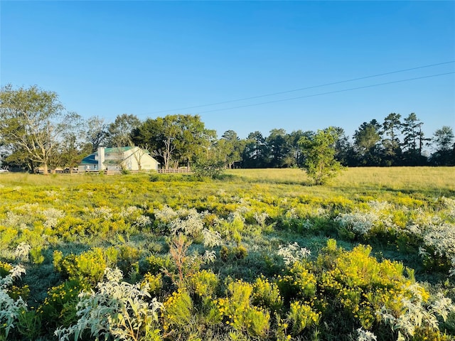 view of nature featuring a rural view