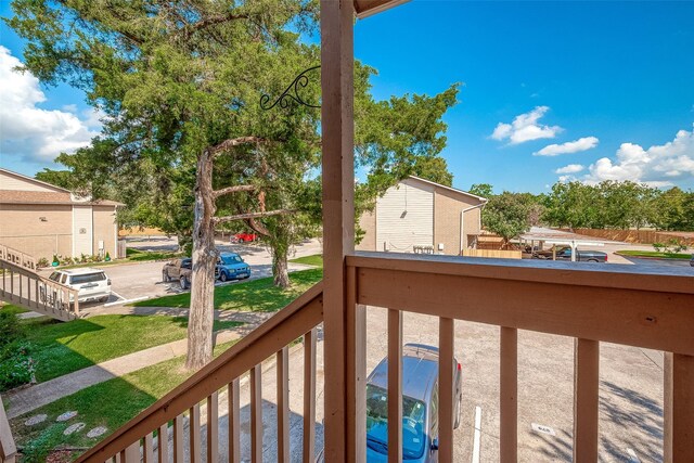 1505 Ward Rd Unit 214, Baytown, TX 77520 - balcony featuring a residential view
