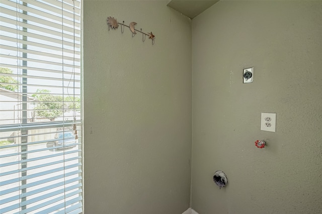 laundry room with hookup for an electric dryer