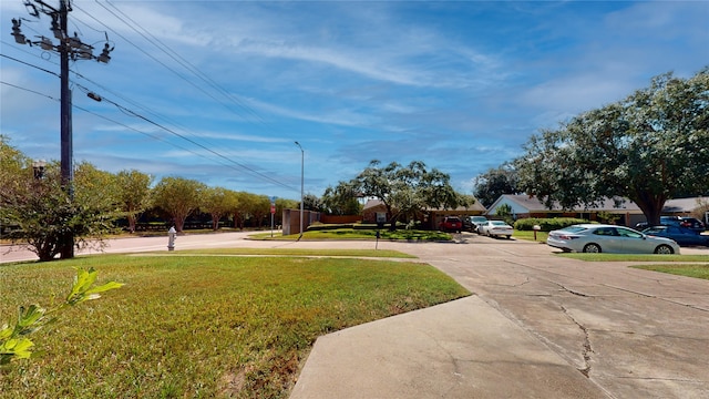 view of yard