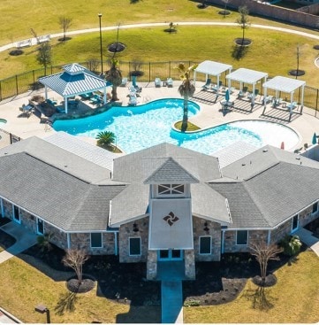 view of swimming pool with a patio and a gazebo