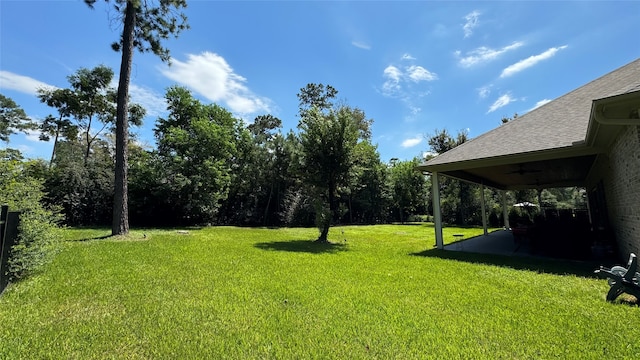 view of yard