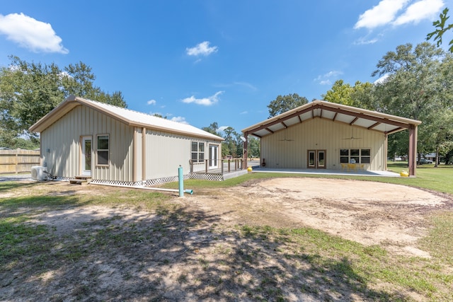 view of back of property