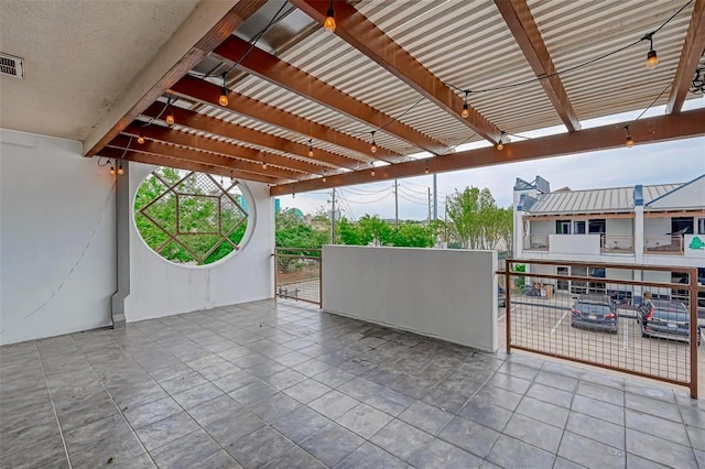 9788 Clarewood Dr Unit 201, Houston, TX 77036 - view of patio featuring a balcony and a pergola