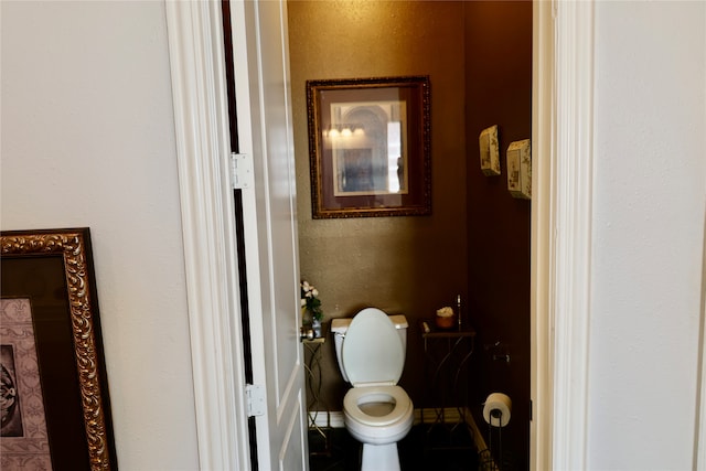 bathroom with toilet