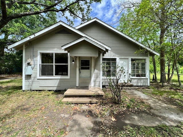 view of bungalow-style house