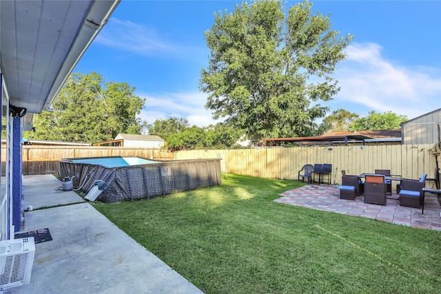 view of yard with a patio