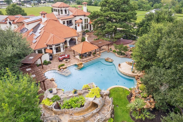 bird's eye view