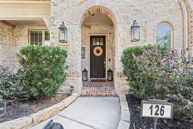 view of entrance to property