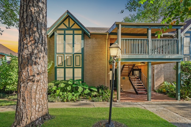 view of front of home