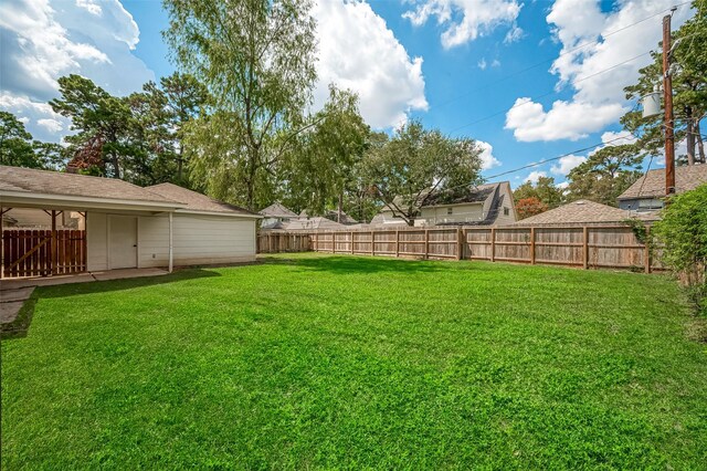 view of yard