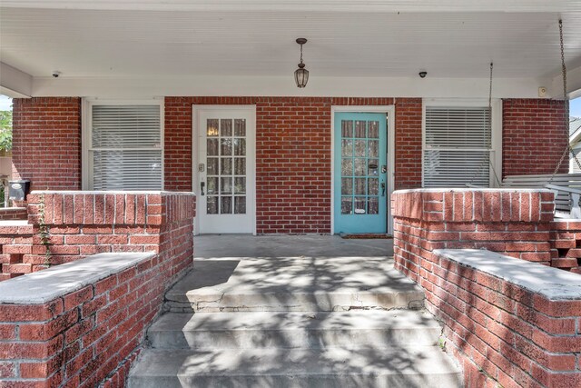 view of patio / terrace with a porch