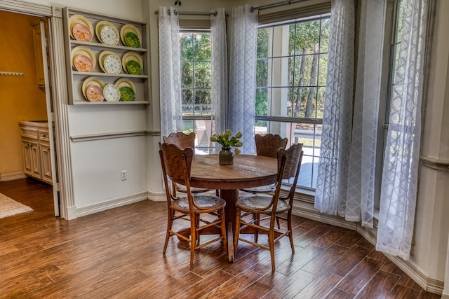 view of dining room