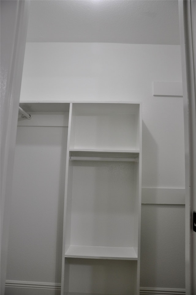 view of closet