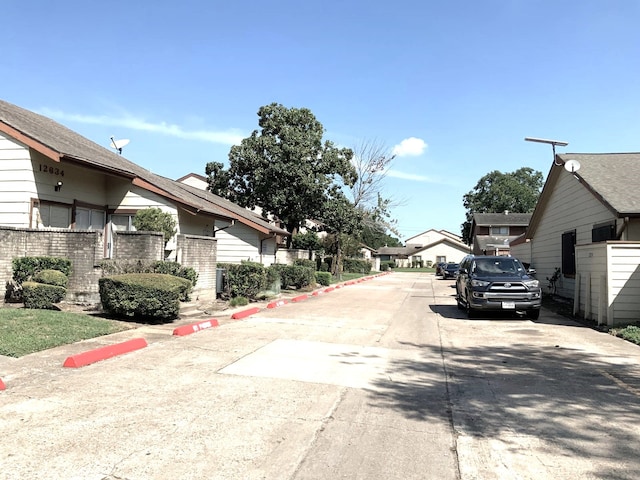 view of road