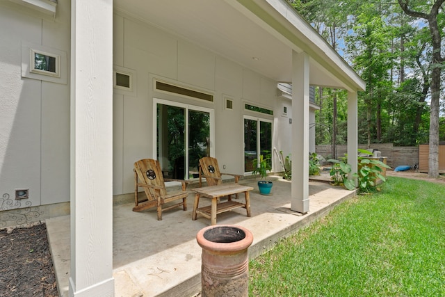 view of patio