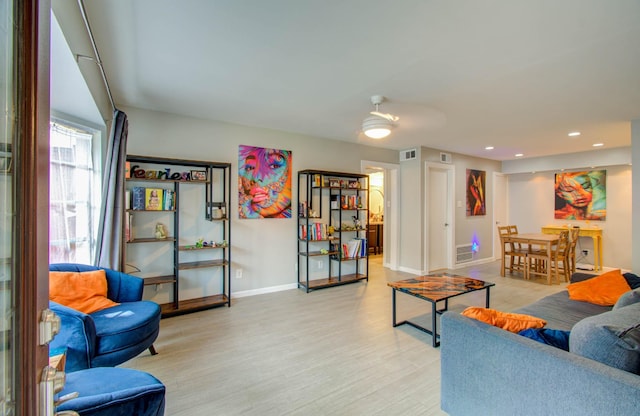 2575 Marilee Ln Unit 1, Houston, TX 77057 - living area with light wood finished floors and recessed lighting