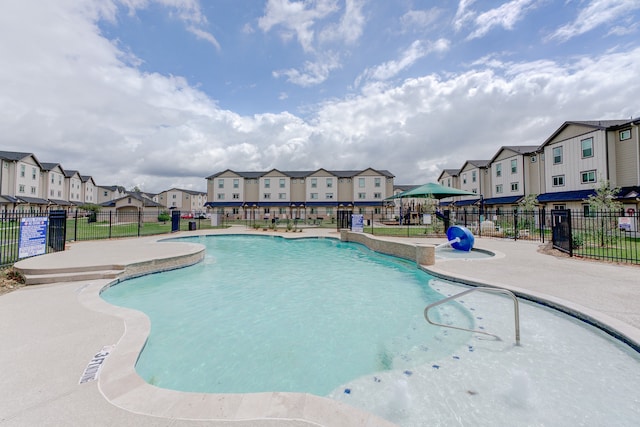 view of pool