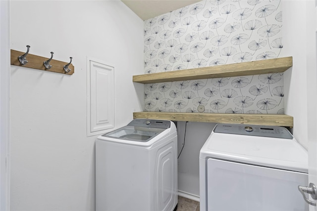 23307 W Pine Ivy Ln, Tomball, TX 77375 - washroom featuring independent washer and dryer