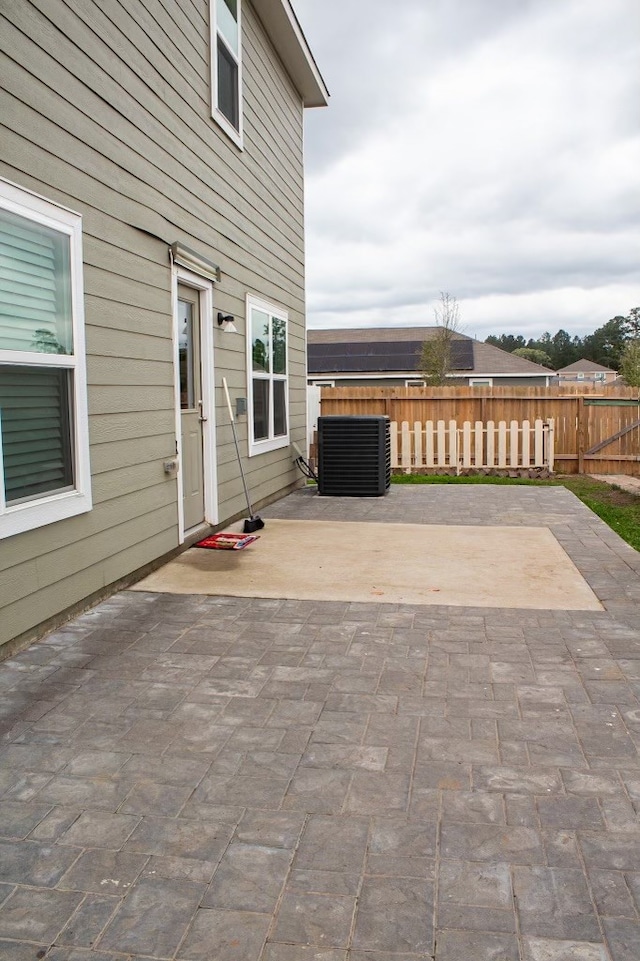 view of patio / terrace with cooling unit