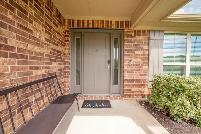 view of entrance to property