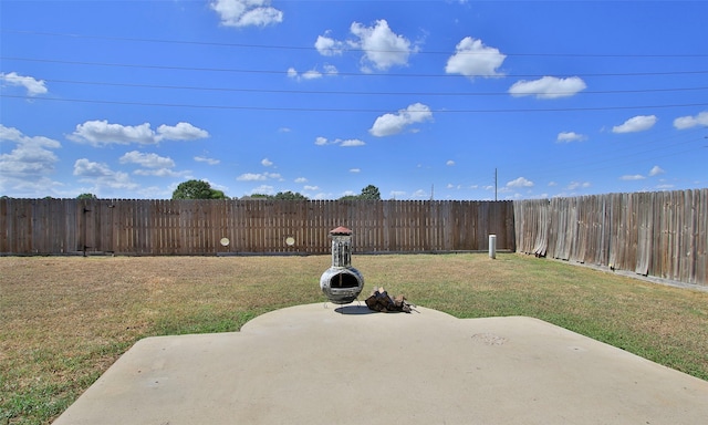 exterior space with a patio