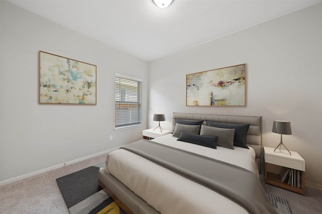 bedroom featuring carpet flooring