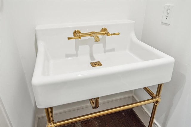 bathroom view of a sink