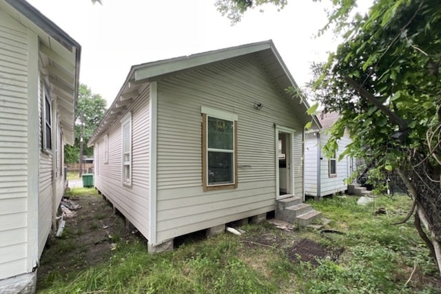 view of back of property