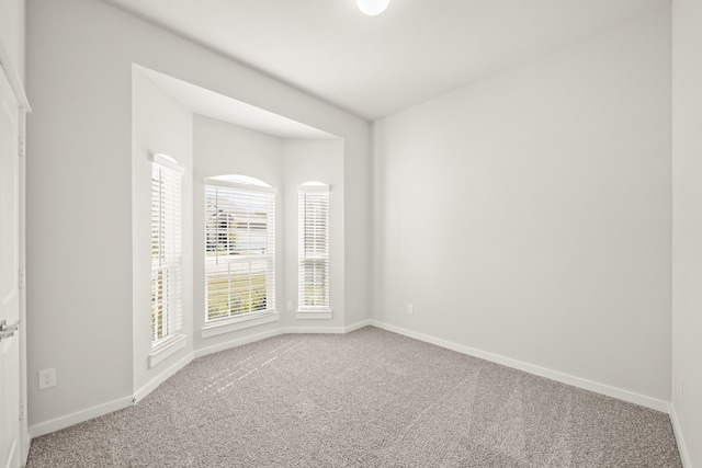 unfurnished room featuring carpet floors