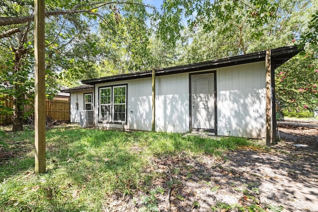 view of rear view of property