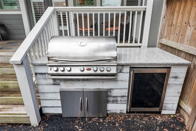 view of patio with grilling area