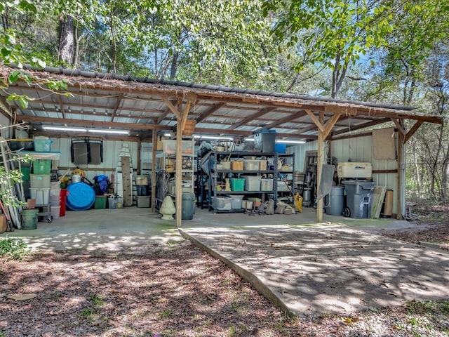 view of outbuilding