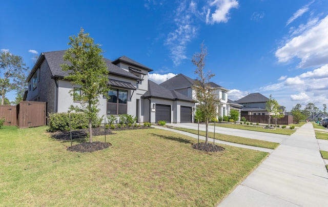 11915 Parsifal Creek Rd, Humble, TX 77346 - view of front of house with driveway, fence, a residential view, and an attached garage