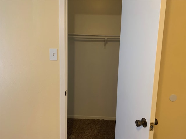 view of closet