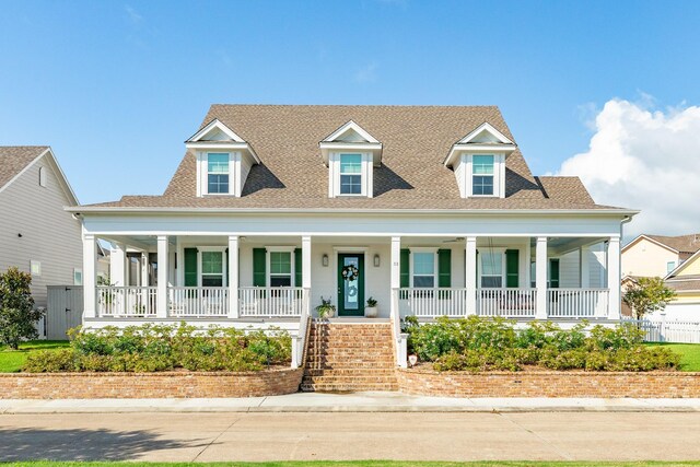 53 Island Psge, Galveston, TX 77554 - view of front of house with covered porch