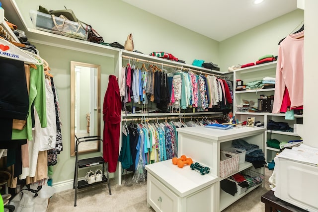 53 Island Psge, Galveston, TX 77554 - walk in closet with carpet flooring
