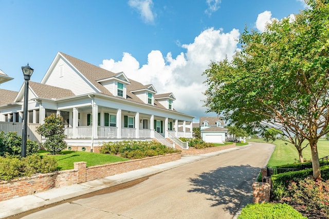 53 Island Psge, Galveston, TX 77554 - view of front of house with a porch, crawl space, and fence