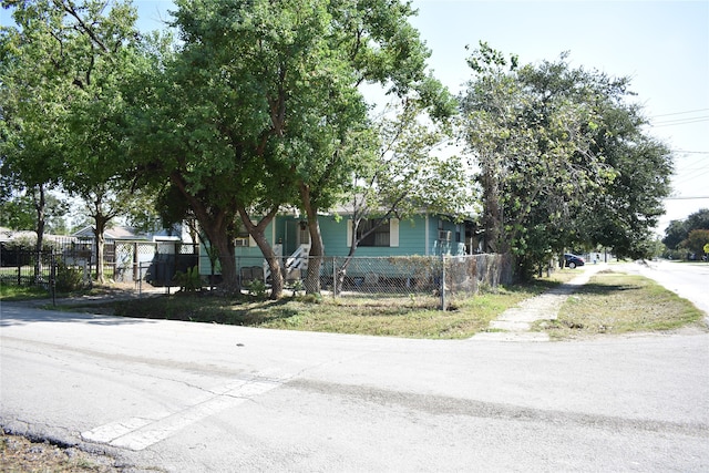 view of obstructed view of property