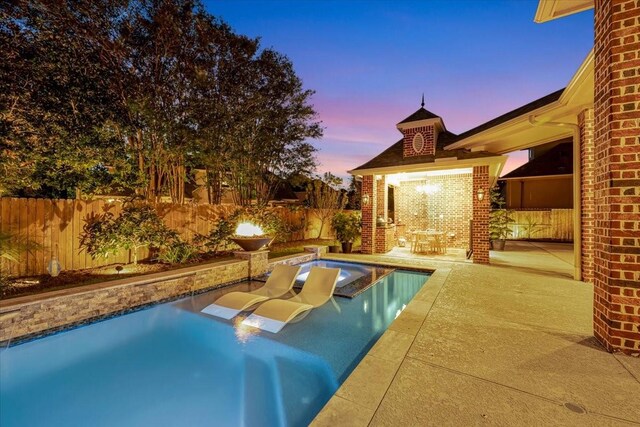 15026 Blossom Bay Dr, Houston, TX 77059 - view of pool with a fenced backyard, a patio, and a fenced in pool