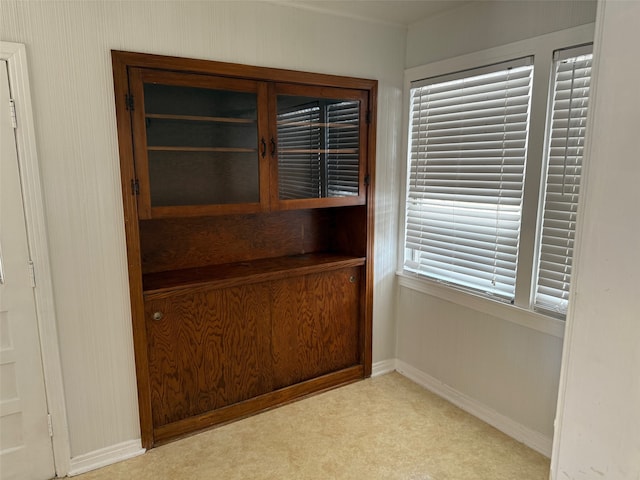 interior space with carpet floors